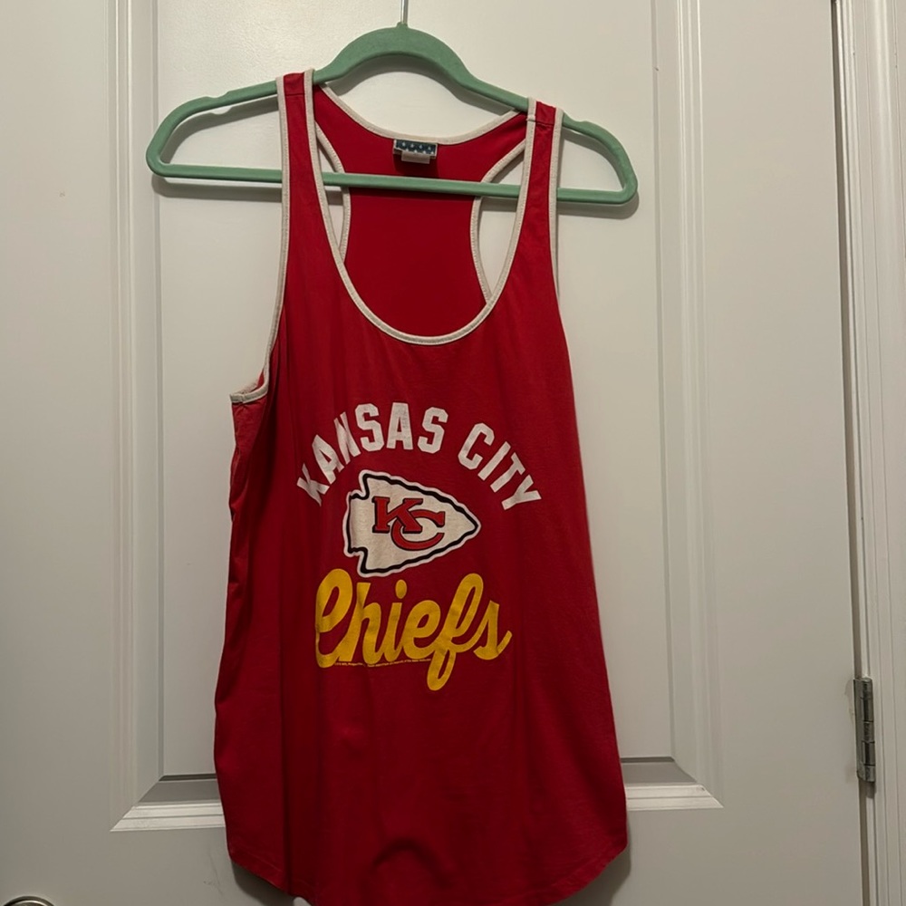 Kansas City Chiefs racer back tank top